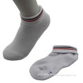 SPS-133 2015 hot wholesale white and double layer welt cotton sport socks